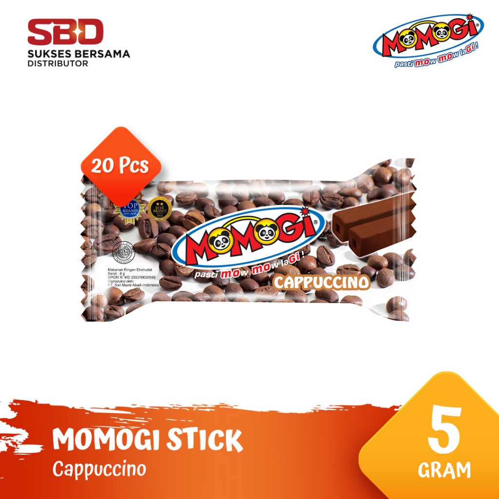 

Momogi Stick 5gr - Cappuccino [1 Box @ 20 Pcs]