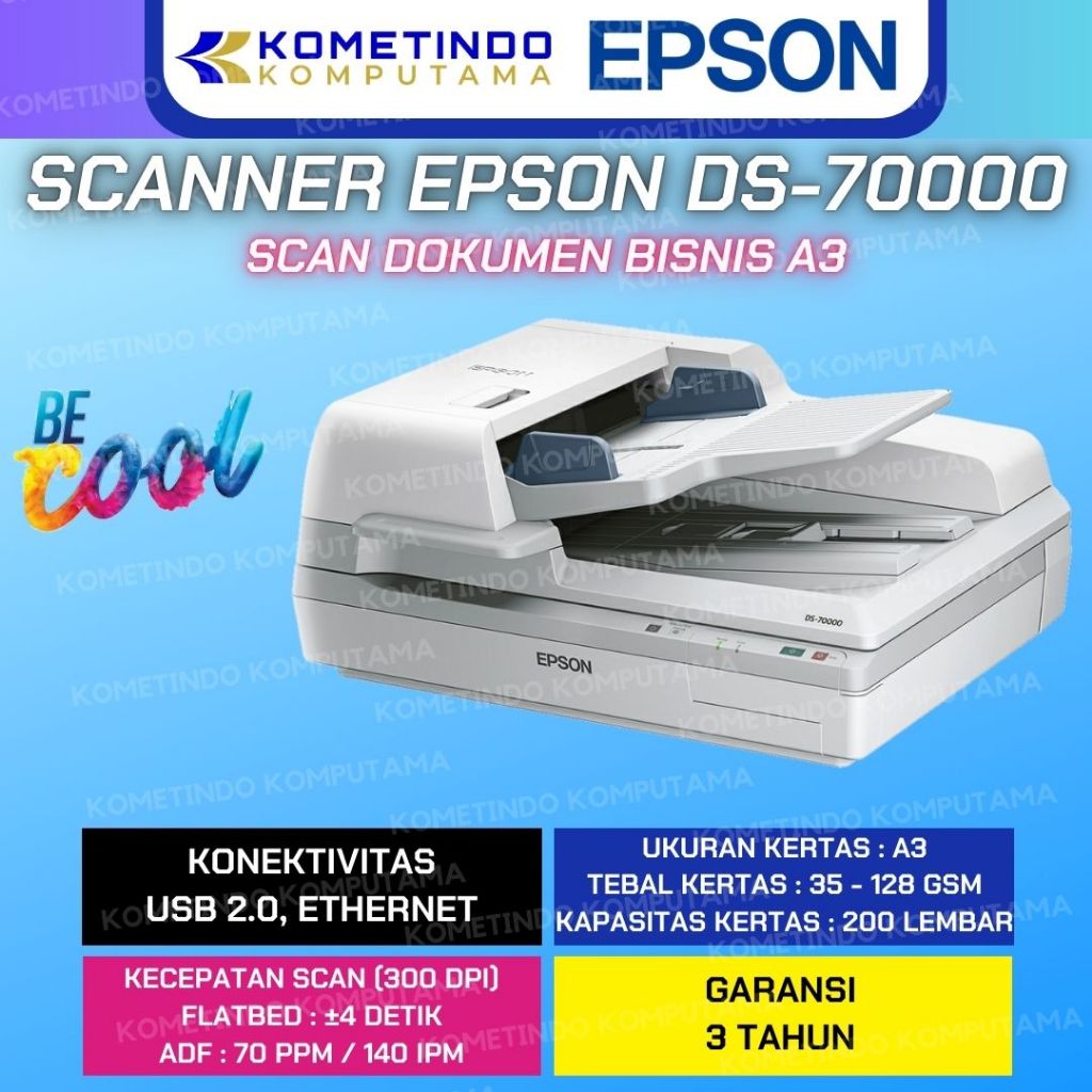 DS70000 A3 Scanner Document Epson WorkForce DS-70000 A3 Flatbed with Duplex ADF DS 70000