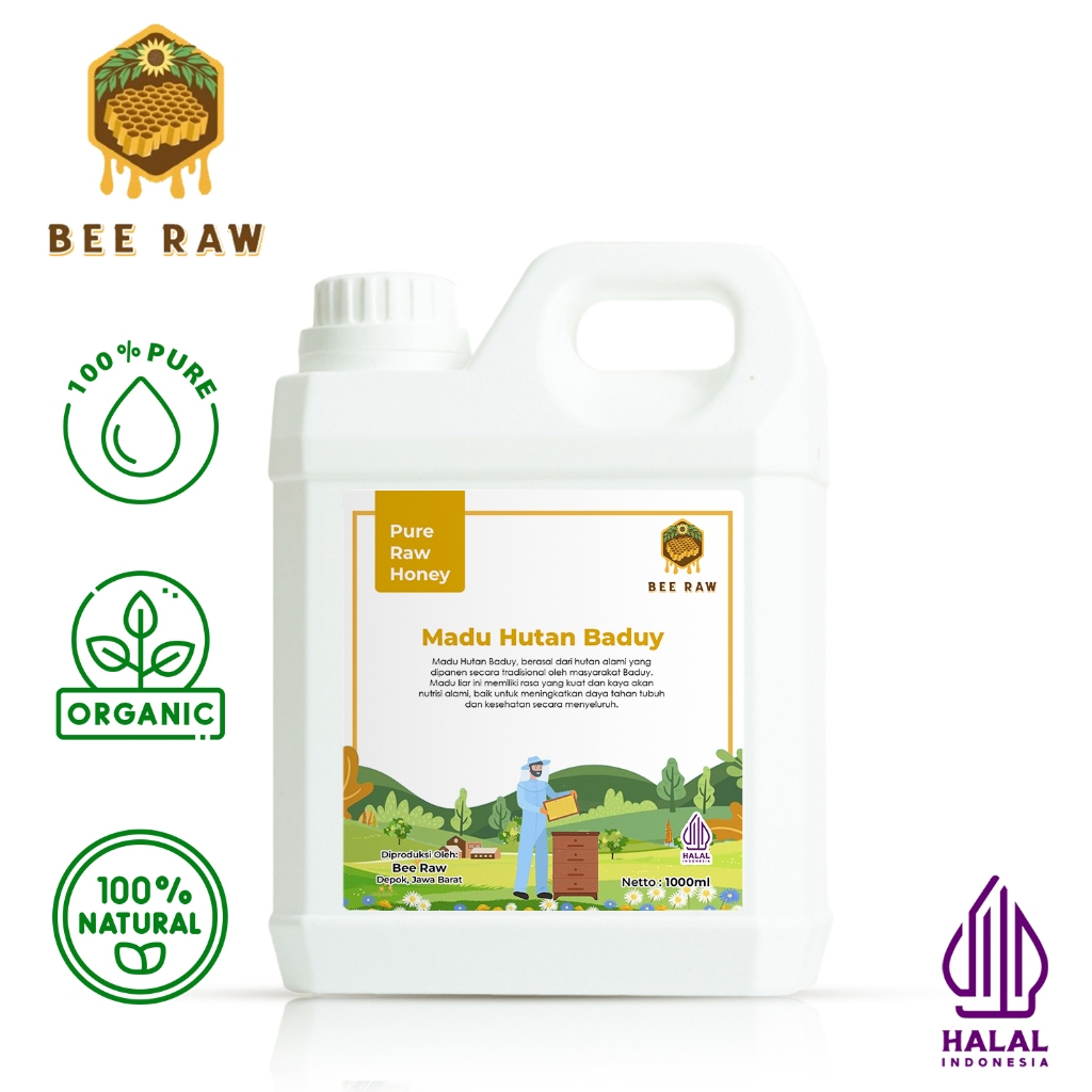 

Bee Raw Madu Hutan Baduy 1000gr