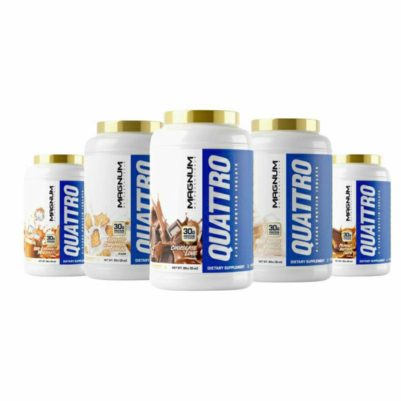 MAGNUM Quattro Whey Protein Isolate 2Lbs 2 Lbs