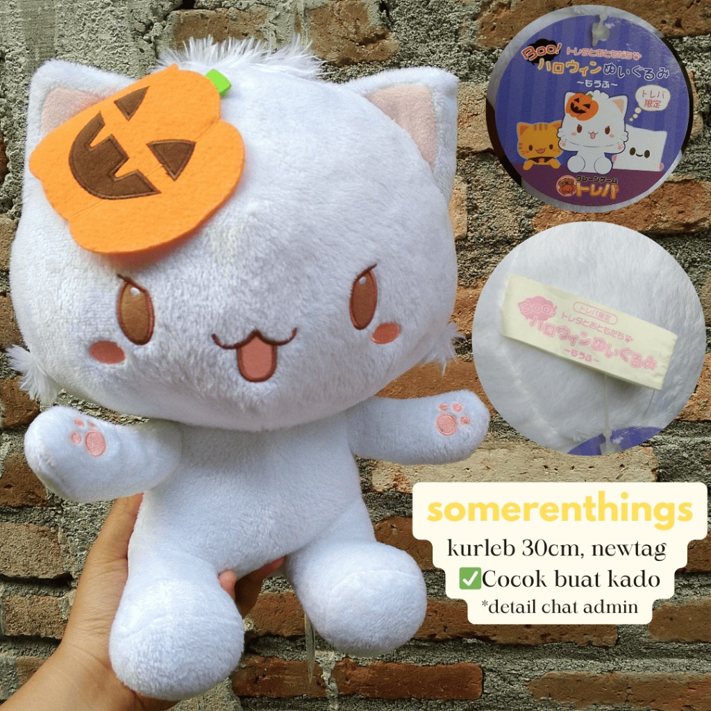 Boneka Toreba Exclusive Toreta & Friends I Boneka Kucing Toreba I Boneka Moufu versi Halloween