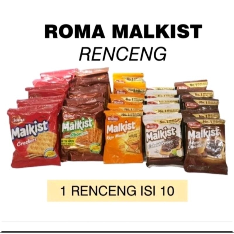 

Roma malkis renceng abon coklat kelapa