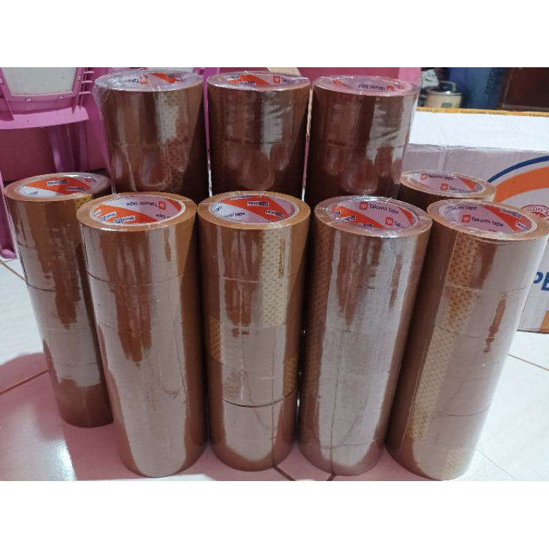 

YEN LAKBAN BENING / COKLAT/ 1 ROLL ISI 6 PCS / 45MM X 90 YARD