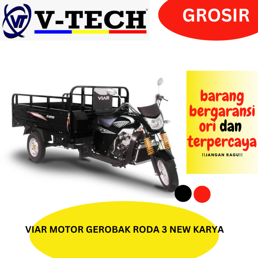 VIAR MOTOR GEROBAK RODA 3 NEW KARYA