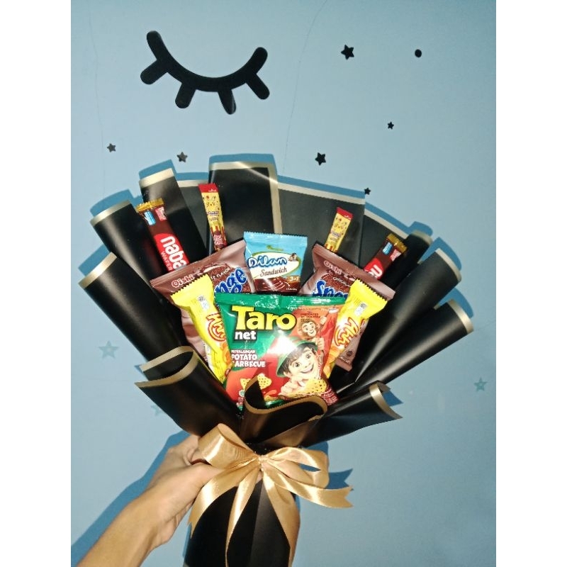 

buket snack cocok untuk wisuda anak