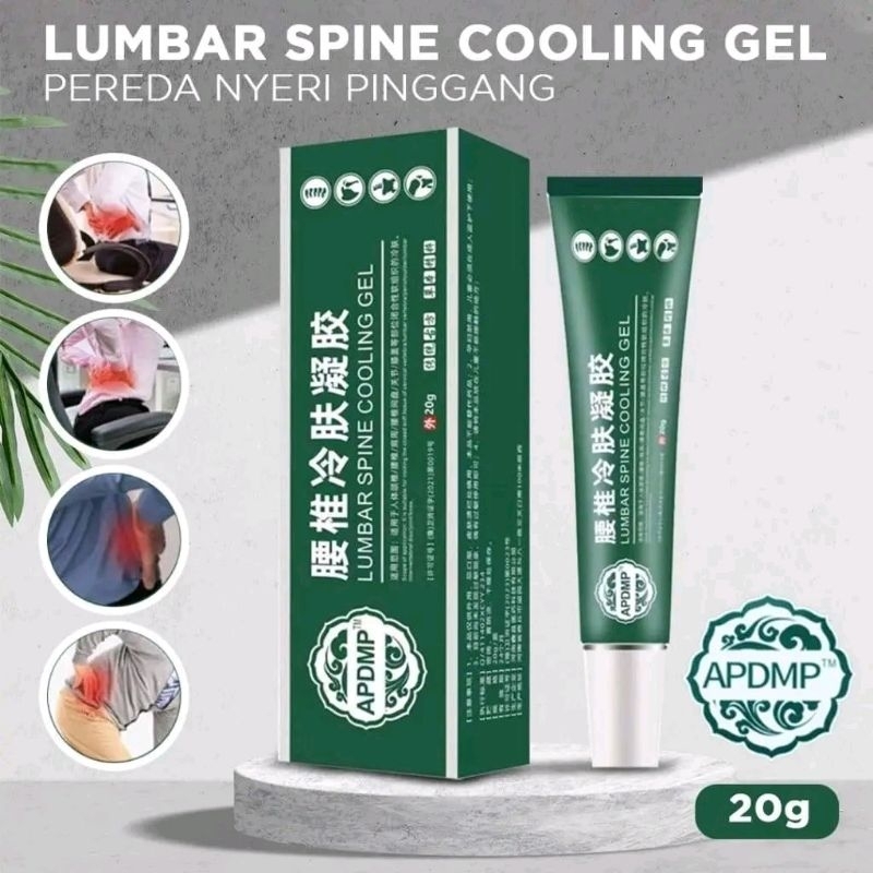 LUMBAR SPINE COOLING GEL SALEP PEREDA NYERI TULANG BELAKANG/ SALEP LUTUT