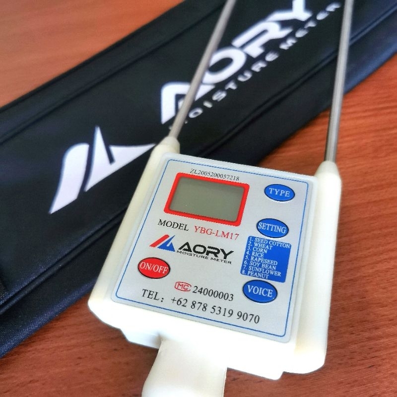 (Bisa COD) LM-17 AORY MOISTURE METER (Tester jagung, beras, kopi, kacang2an, dll.)