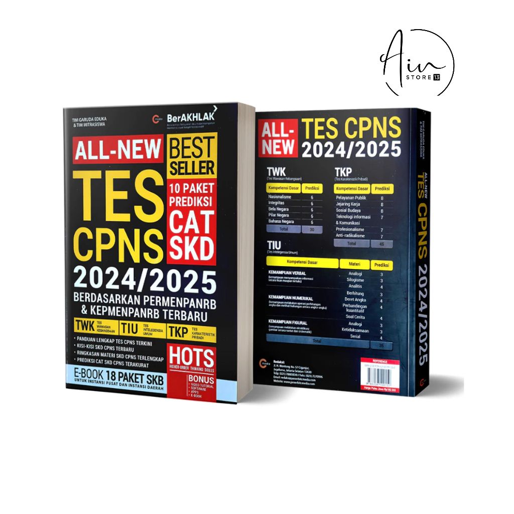 All New Tes CPNS 2024 - 2025 Best Seller  TES TWK TIU TKP SKD