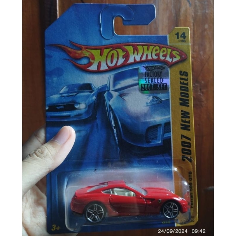 Hotwheels Ferrari 599 GTB Merah New Models Factory Sealed 2007