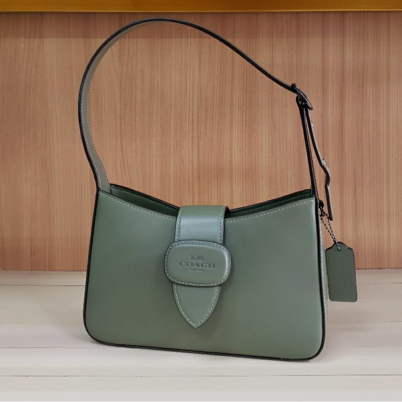 Ready Coach CT853, Eliza Shoulder Bag. 24,5×14×6cm, Green