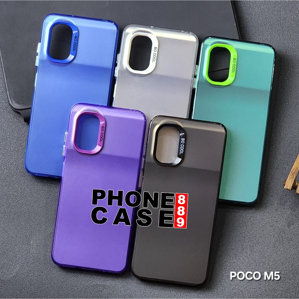 POCO M5 CASE IMD PLATE HOLOGRAM  CASE SOCOOL POCO M5 SC-1