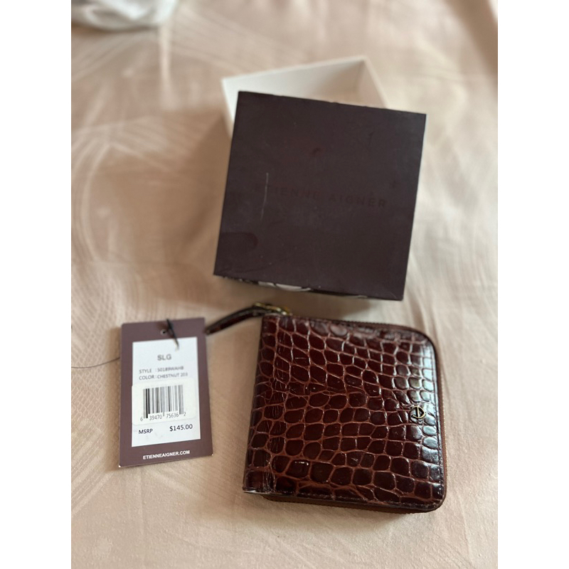 Dompet Etienne Aigner Croco auth PL