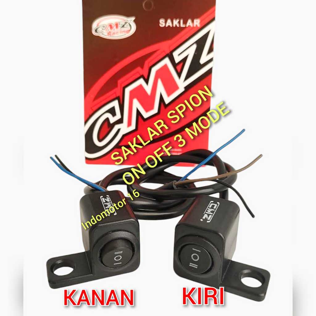 SAKLAR HOLDER SWTICH SPION ON OFF 3 MODE LAMPU SOROT TEMBAK LASER ORIGINAL UNIVERSAL HONDA BEAT SCOO