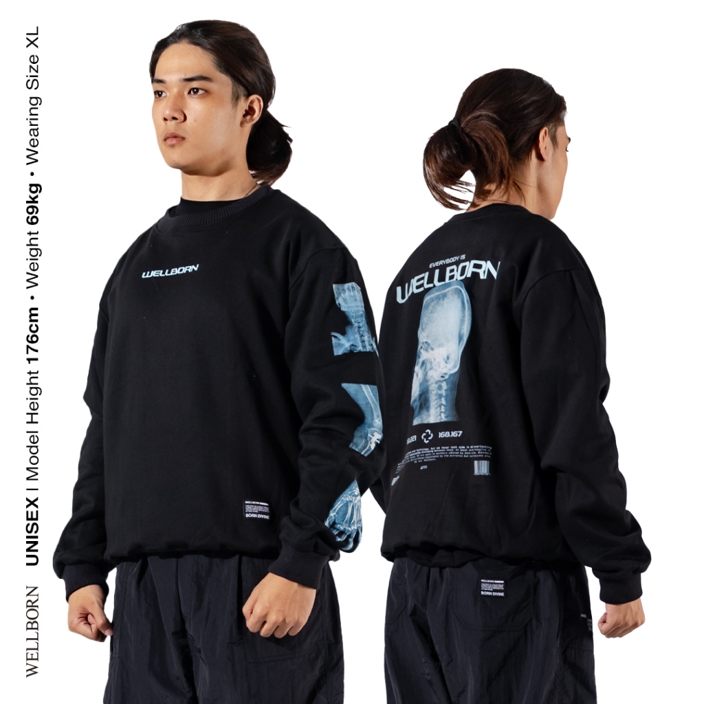 Wellborn Hiding CN Black Sweater