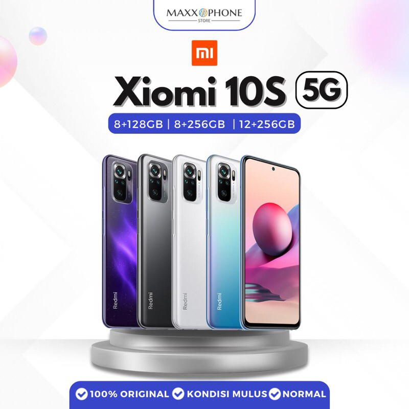 Xiaomi 10S 5G [ QualcommSnapdragon 870 ] 6.67', 12GB+256GB/8GB+256GB/8GB+128GB Garansi sinyal perman