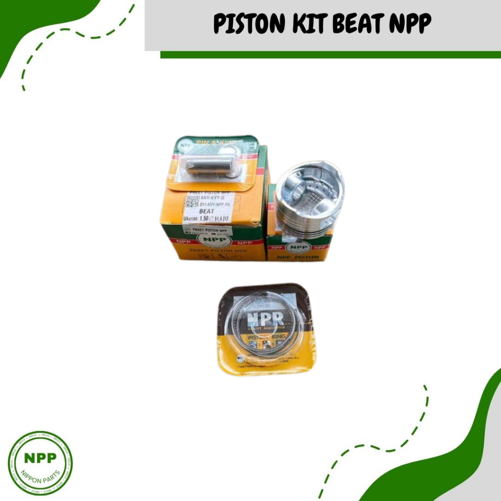 PISTON KIT SEKER KIT BEAT NPP // PAKET KIT PISTON KIT BEAT OLD BEAT KARBU NPP