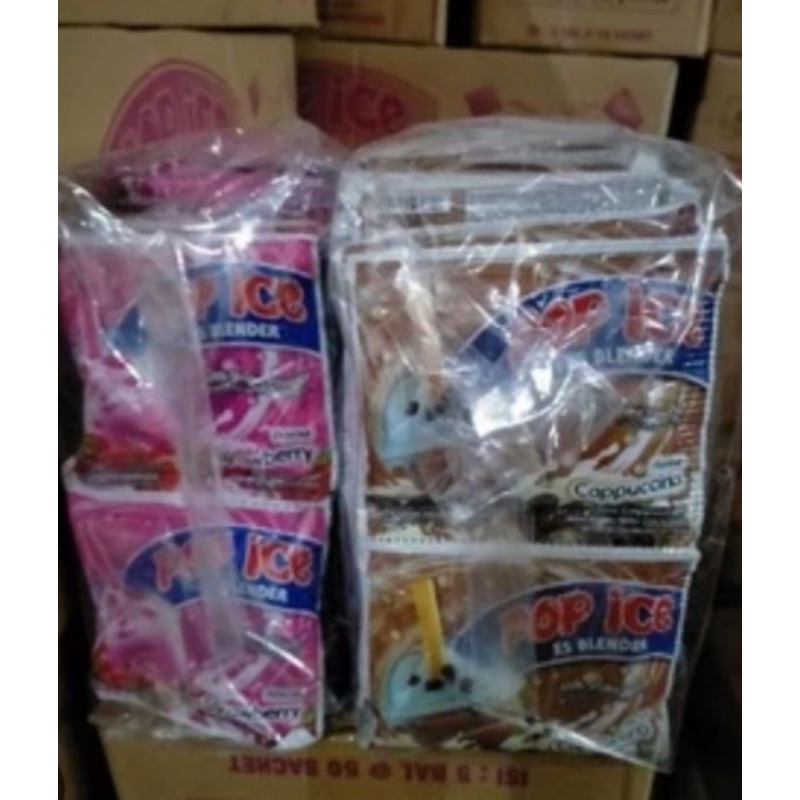 

MINUMAN POP ICE TERMURAH TERLENGKAP 1 PAK ISI 5 RENCENG [ 50 ]