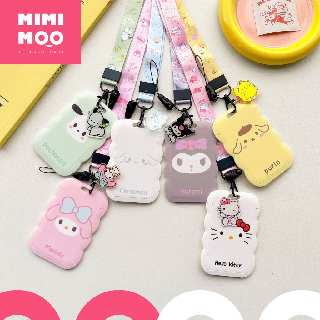 

MIMIMOO Gantungan Name Tag Card Holder Kartu Nama Karakter Sanrio