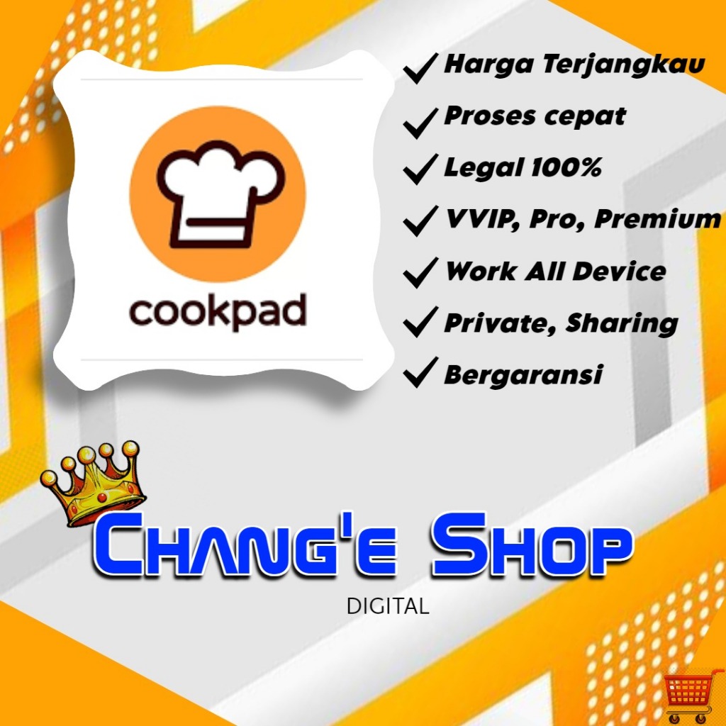 Akun Cookpad Premium 1 Tahun Garansi Full