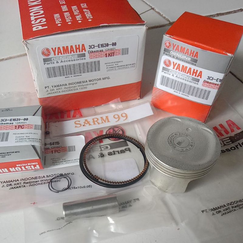 Piston Kit Set Ring Seher Bosh 3C1 Yamaha Vixion Old Kualitas ORI.