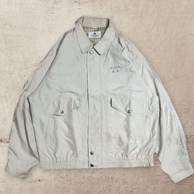 Jacket harrington work jacket G Selina cream vintage