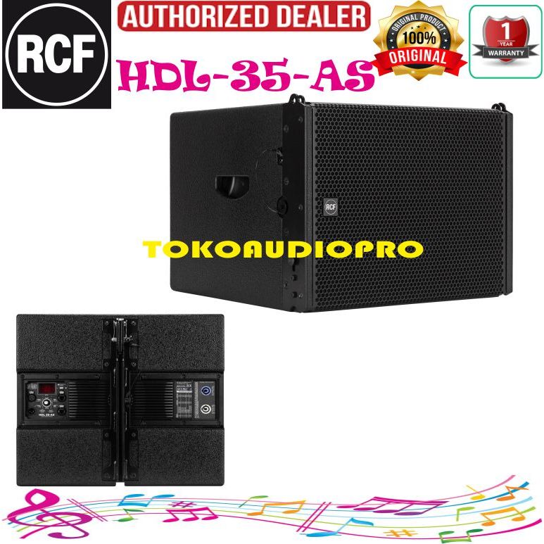 Subwoofer RCF HDL 35-AS Subwoofer Aktif Rcf HDL35 AS Original RCF HDL35AS Sub Aktif