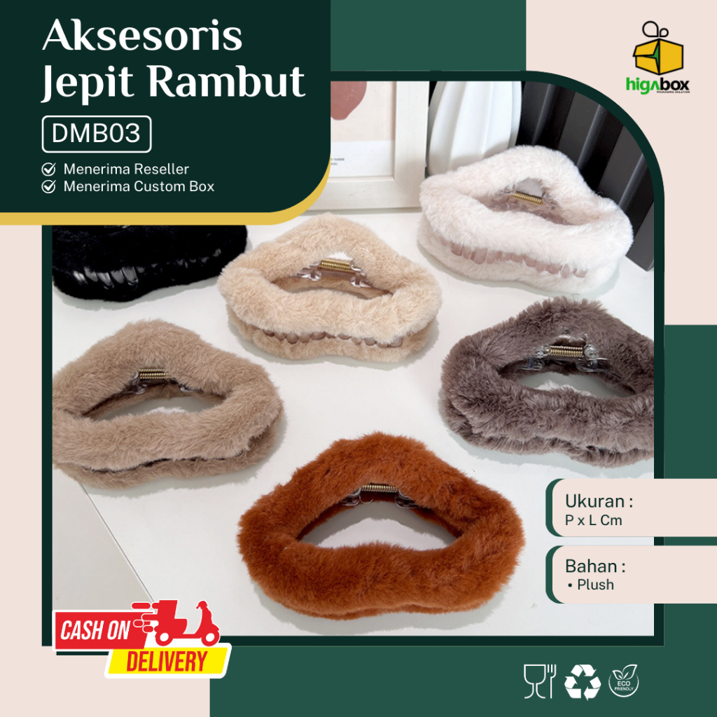 JEPIT RAMBUT BULU / JEDAI RAMBUT BULU KOREA / JEPIT RAMBUT KOREA | DMB03