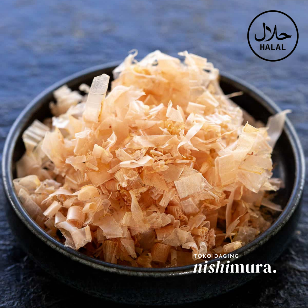 

Katsuobushi Bonito Flakes - Ikan Asap Serut Tuna / Cakalang / Katsubushi Taburan Takoyaki Soba Udon RamenMakanan Jepang - Nishimura Nishimurashop