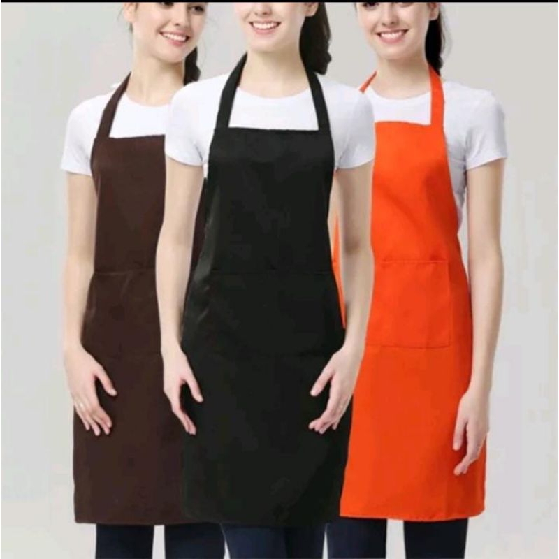 CELEMEK/APRON/MASAK/KOKI/CELEMEK POLOS/CELEMEK DAPUR ANTI AIR