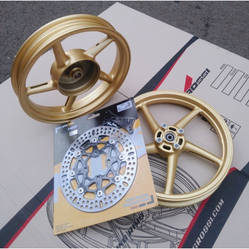 VELG PELAK RACING V ROSSI SPRINT SANCA RING 14 BEAT KARBU BEAT FI SCOOPY KARBU SCOOPY FI VARIO 125/1