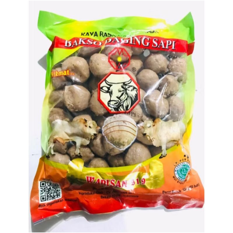 

BAKSO WARISAN WR 50 KEMASAN HIJAU 600 GRAM ISI 50 PCS