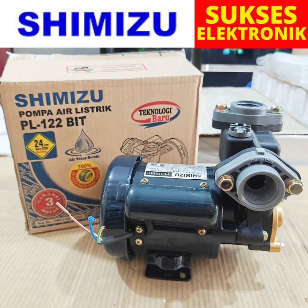 POMPA AIR SHIMIZU PL-122 BIT PL122 122BIT / POMPA SUMUR DANGKAL