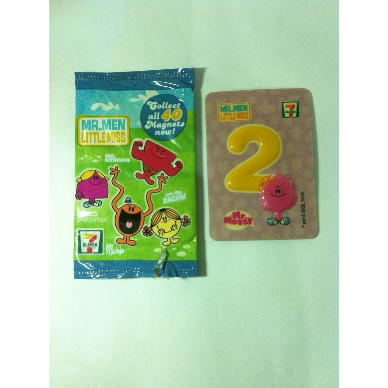THOIP. Mr. Men Little Miss Magnets - 2. Messy by 7-Eleven 2009