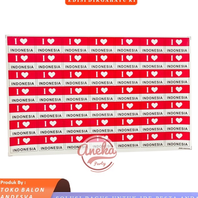 

SERU Stiker pipi merah putih bendera isi 49 stiker pipi polos motif i love indonesia stiker pipi bendera i love indonesia