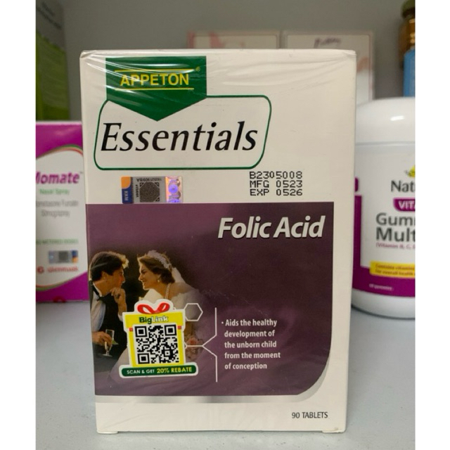 Appeton Essentials Folic Acid 90 Tablets