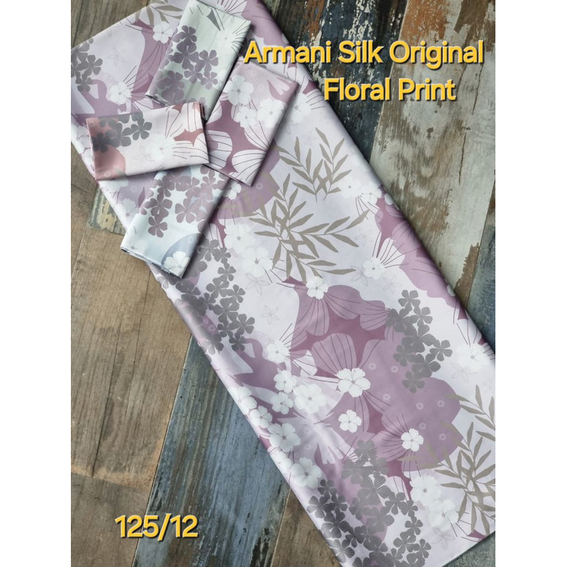 ARMANI SILK MOTIF BUNGA/BAHAN KAIN ARMANI SILK PRINT BUNGA
