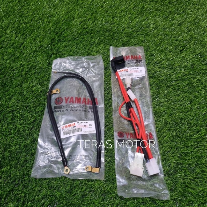 Kabel aki plus mio original yamaha kabel aki mio kabel sikring mio rumah sikring mio holder fuse