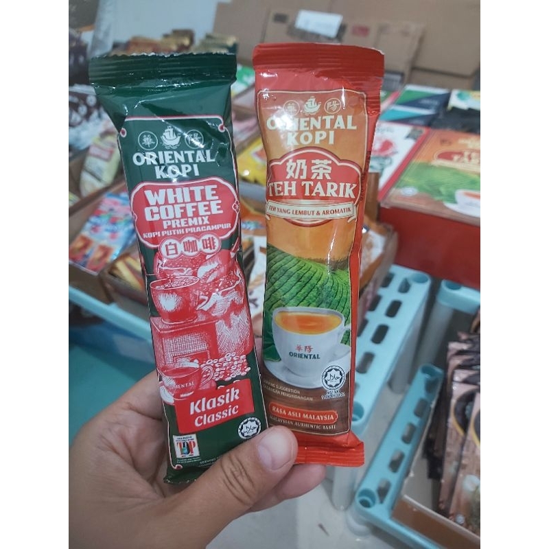 

oriental teh tarik / coffee