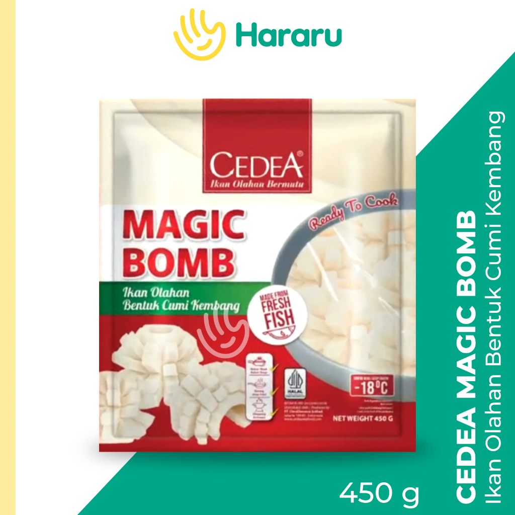 

CEDEA Magic Bomb Ikan Olahan Bentuk Cumi Kembang 450 Gram