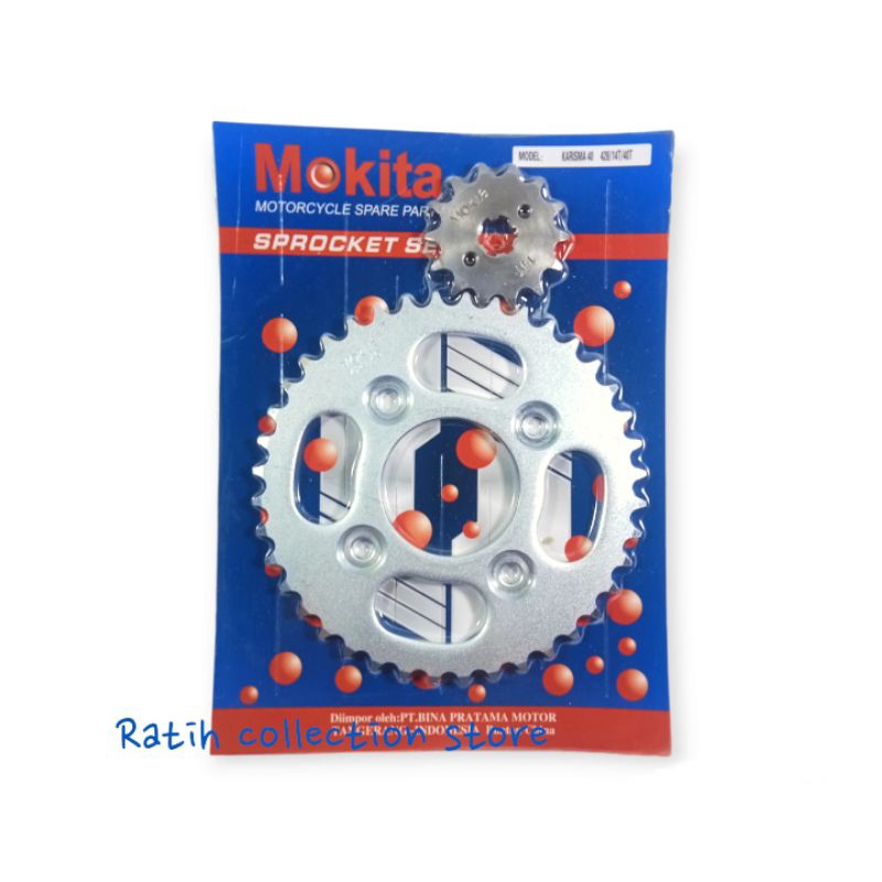 Gir Gear Belakang Karisma Supra fit new Supra X125 40T 14T