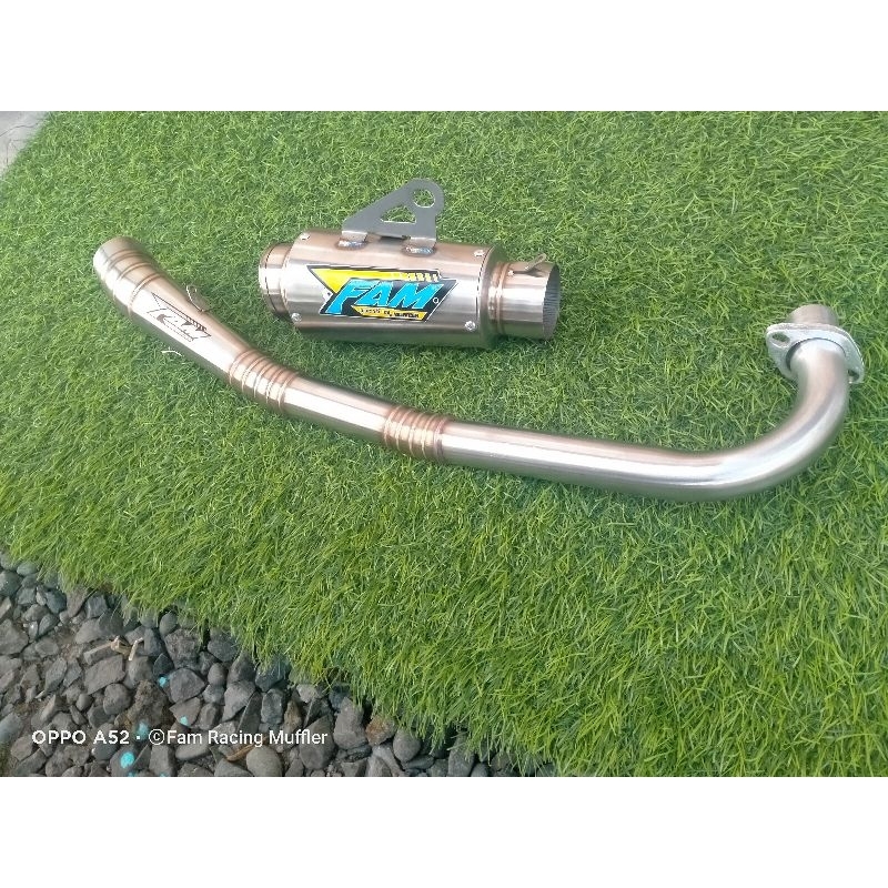 Knalpot FAM Sleep Engine Bore Up 115cc - 200cc Kharisma Jupiter Z Vega Supra x125 Revo