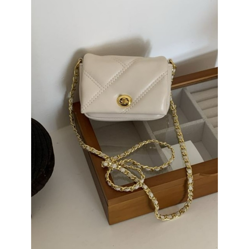 Miniso Classic Quilted Crossbody Bag / Miniso tas selempang wanita tas bahu