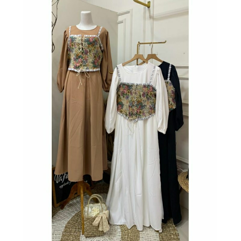 Ready gaun vintage Korea Style