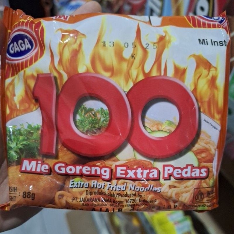 

Mie Goreng Gaga 100 Extra Pedas