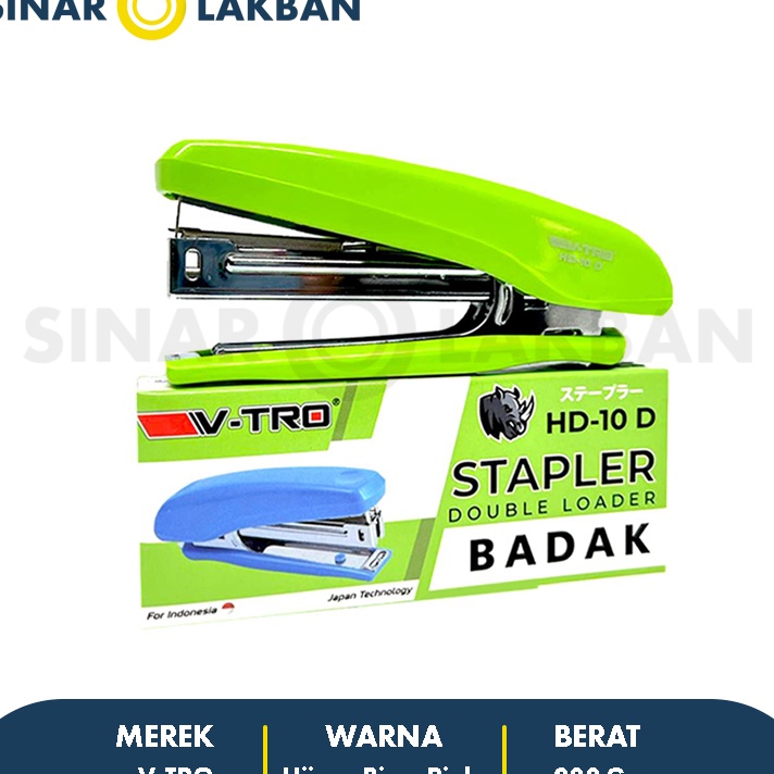 

TREND AWAL TAHUN STAPLER Hekter VTro HD1 SINAR LAKBAN