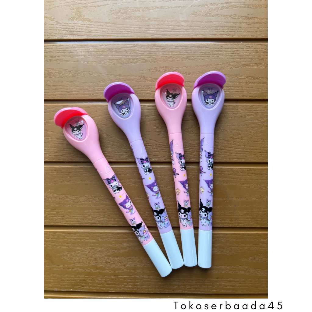 

Grosir Lusinan 1box Pulpen Tutup Lampu Batik Topi Motif Sanrio 30pcs Pena Gel Pen Stationery Bolpoin