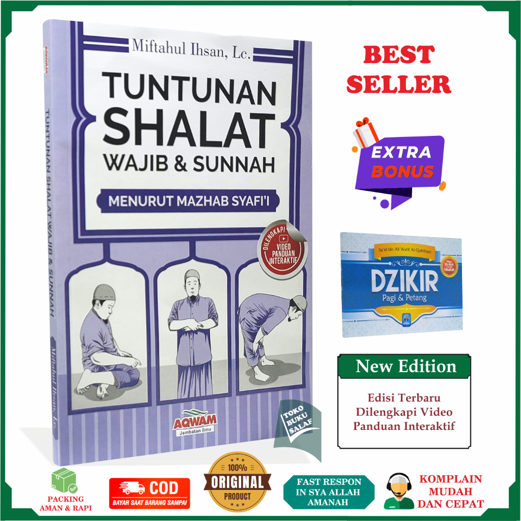 TUNTUNAN SHALAT WAJIB DAN SUNNAH MENURUT MADZHAB SYAFI'I KARYA MIFTAHUL IHSAN KITAB SHOLAT SOLAT
