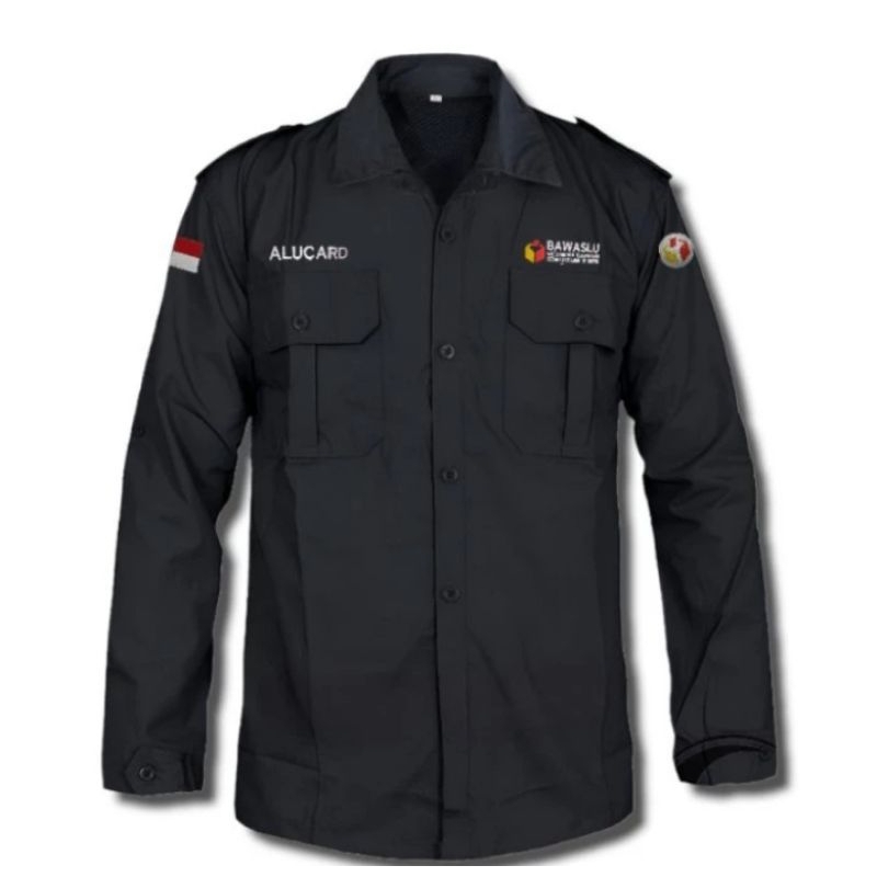 KEMEJA PANWASLU BAWASLU LENGAN PANJANG / SERAGAM KPU /BAJU PDH KERJA BAWASLU PANWASLU