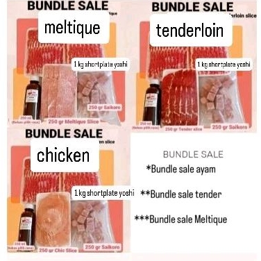 

Bundle sale MELTIQUE