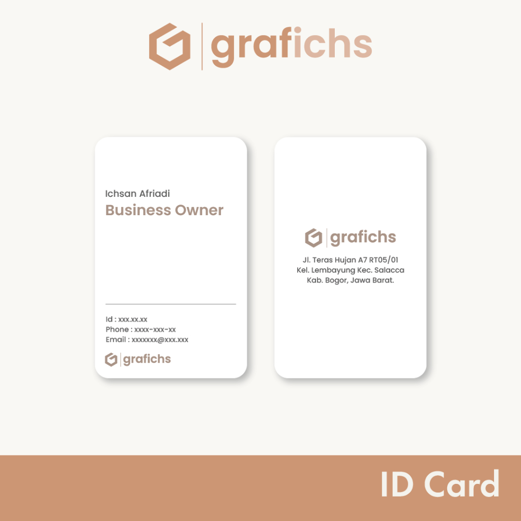 

Kartu ID Card Custom GIID01 by Grafichs